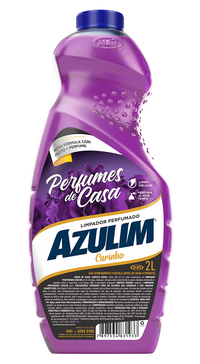 Imagem do produto Limpador Perfumado Carinho AZULIM 2L